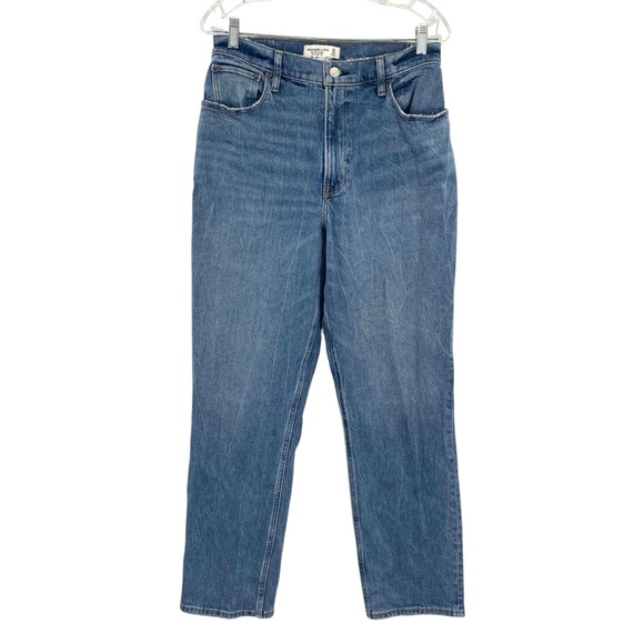 Abercrombie & Fitch Denim - Abercrombie & Fitch The 90s Straight Ultra High Rise Jeans Curve Love
